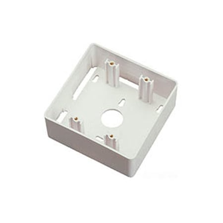 Electrical Surface Mount Box, Surface Mounting Box-Double Gang, White